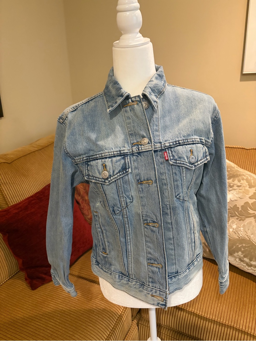 Levi's Women's Light Blue Denim XS Jacket
